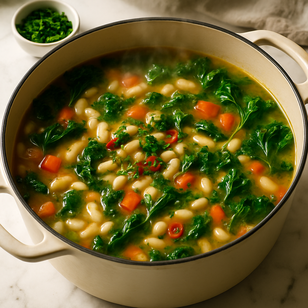 Dutch Oven White Bean Soup