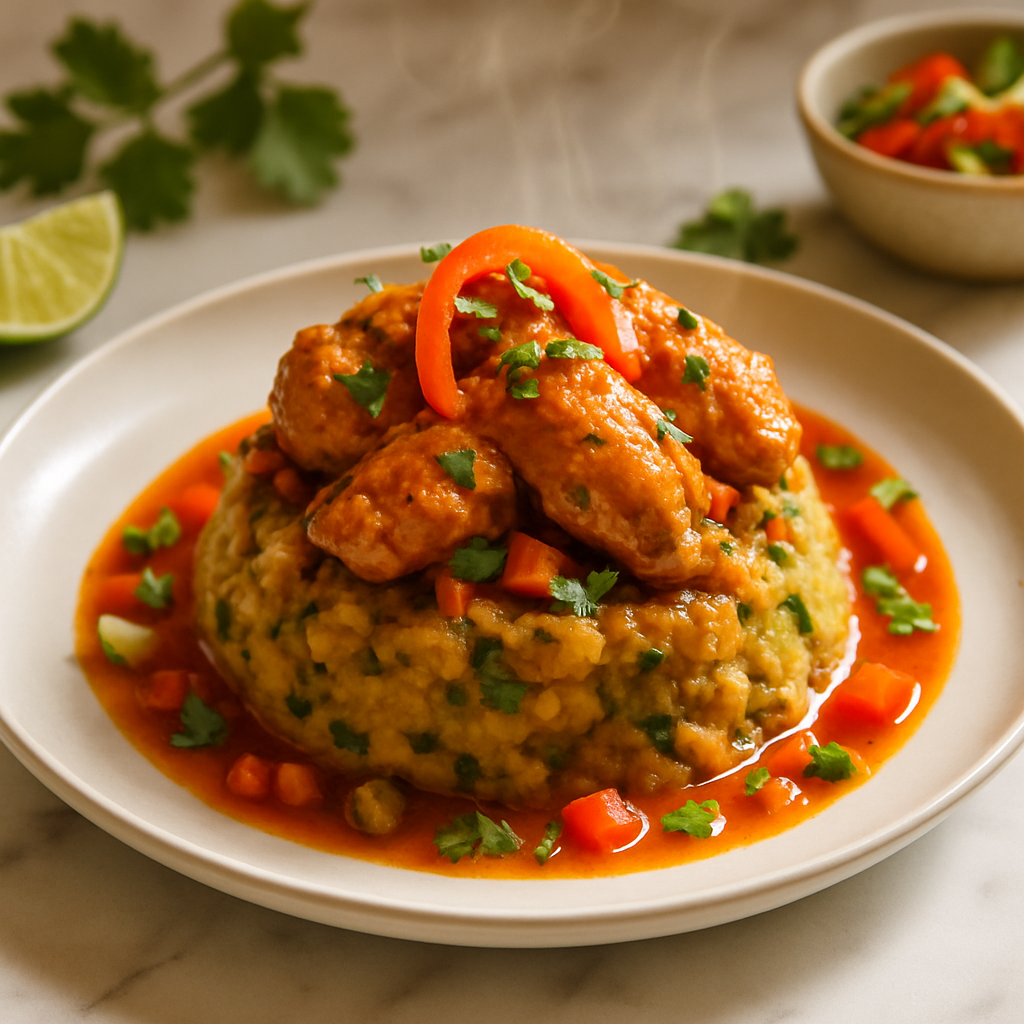 Easy Chicken Mofongo