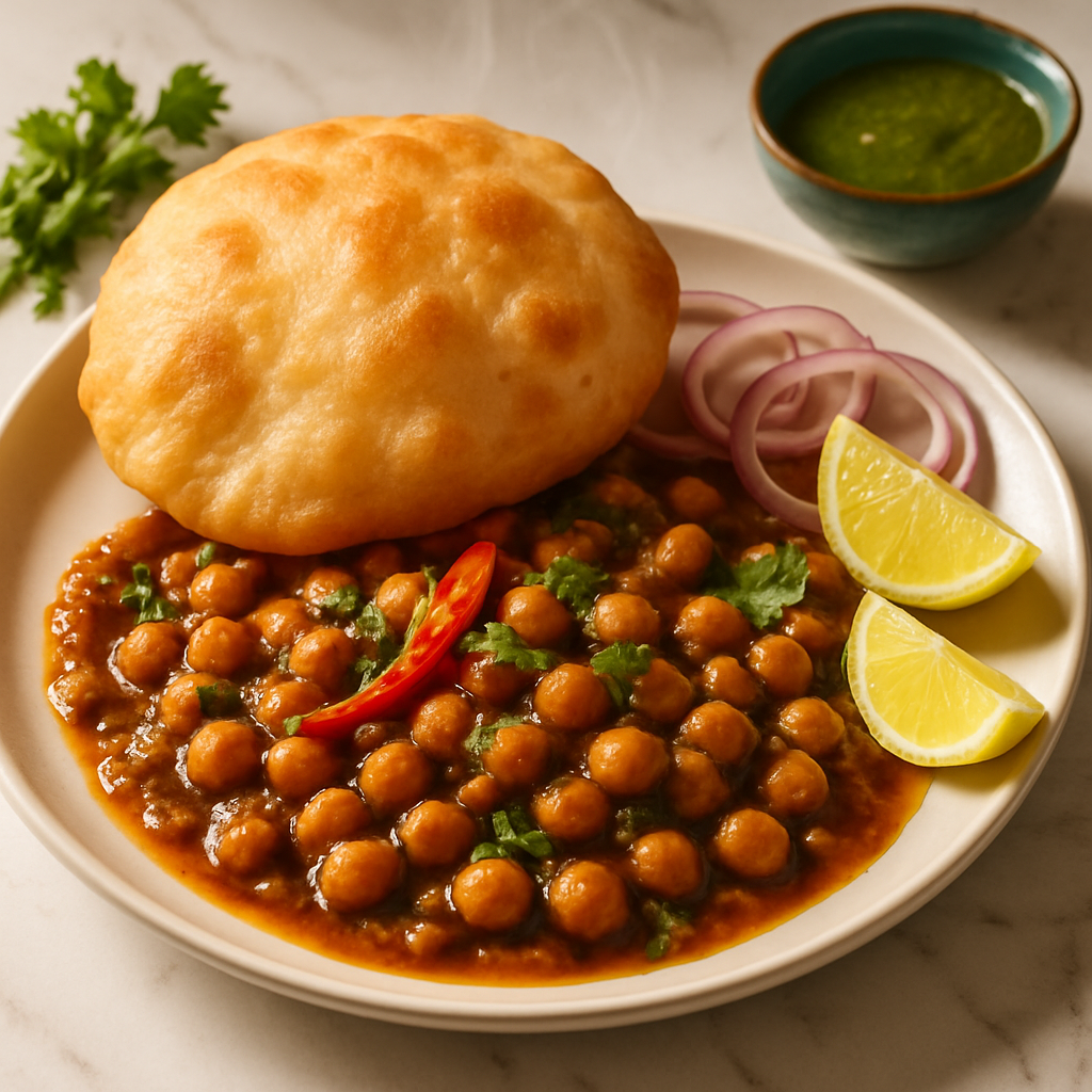 Easy Chole Bhature