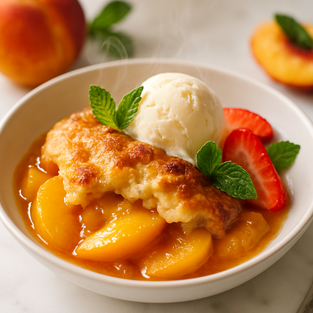 Easy Peach Cobbler