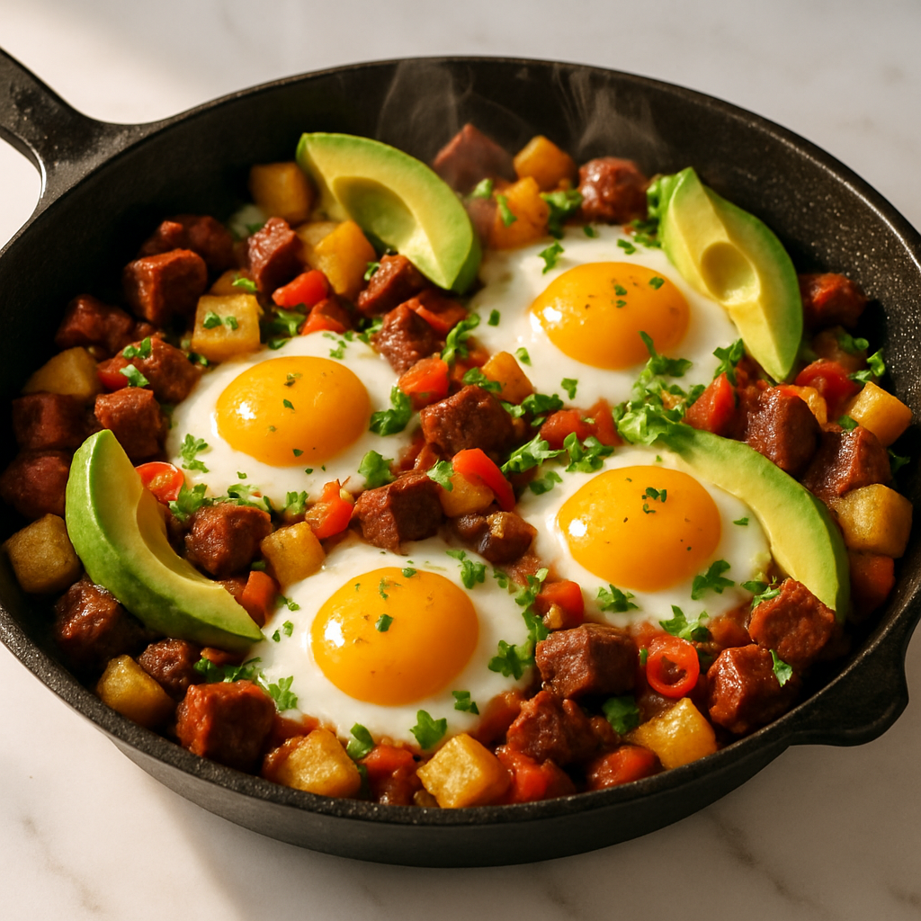 Egg and Chorizo Breakfast Skillet