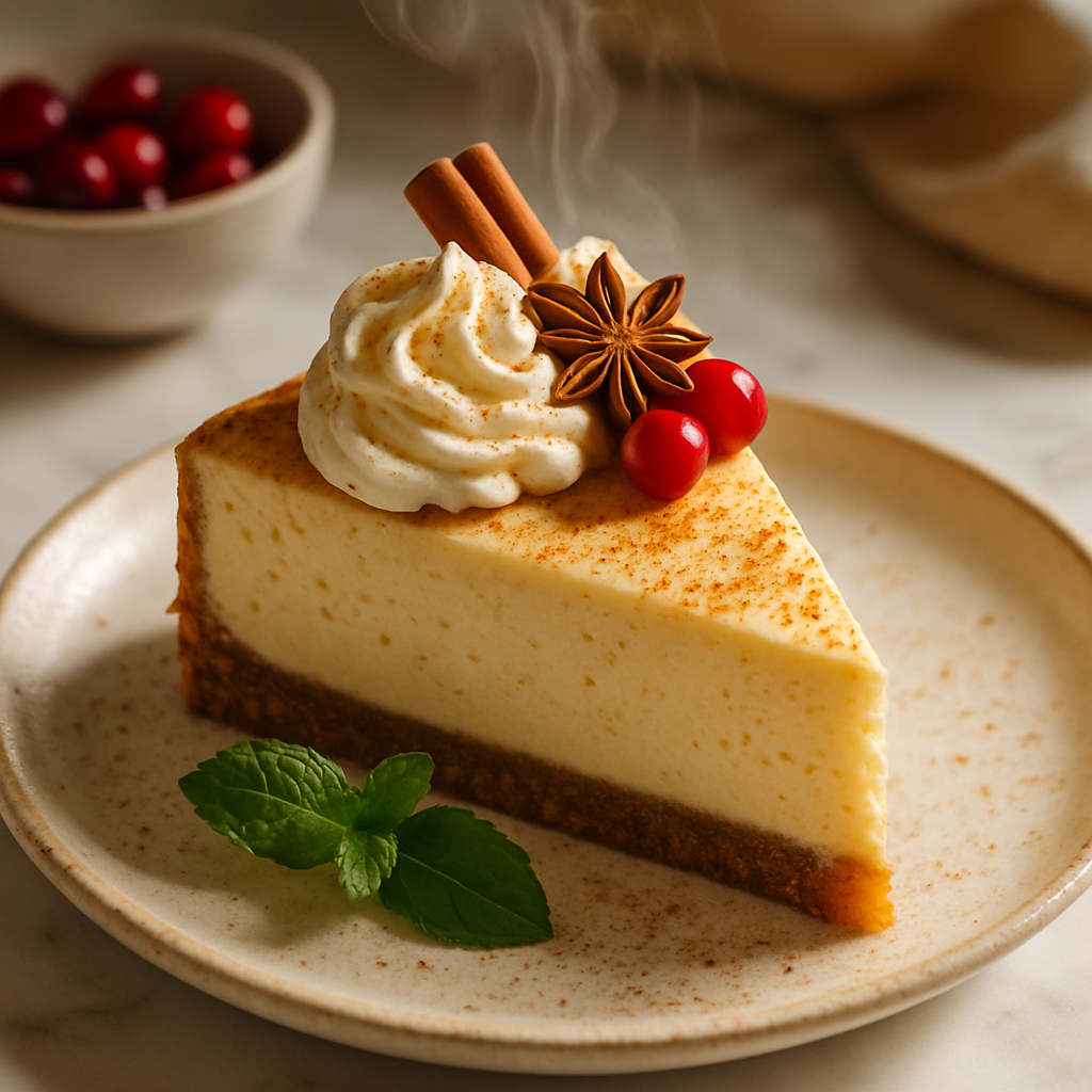 Eggnog Cheesecake