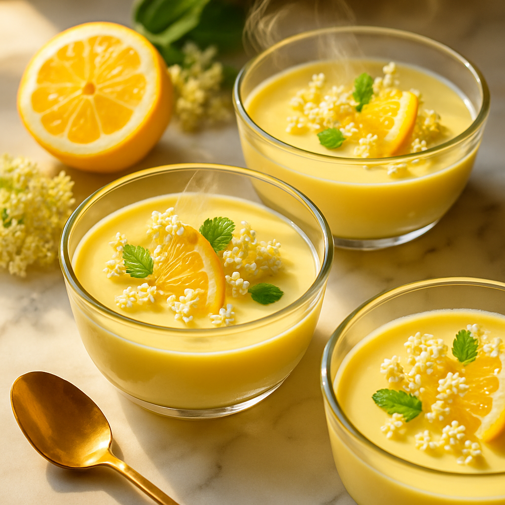 Elderflower and Lemon Posset