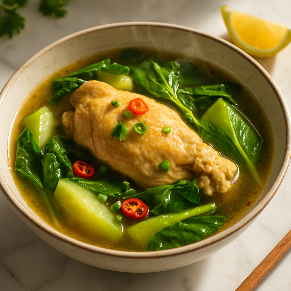 Filipino Chicken Tinola Soup