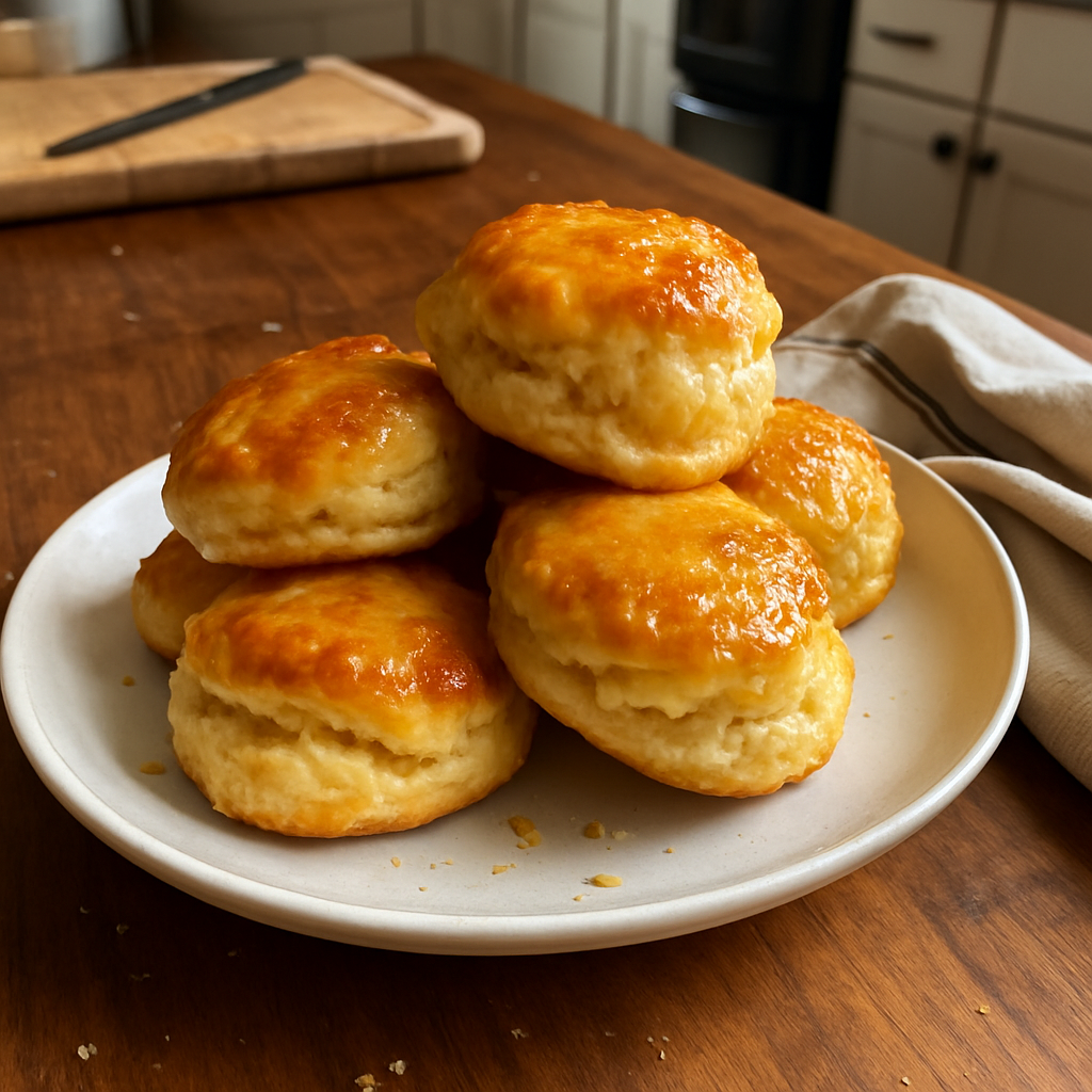 The Fluffy Air Fryer Honey Butter Biscuits That Will Steal Your Heart