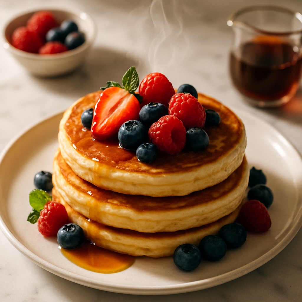 Fluffy Homemade Pancakes