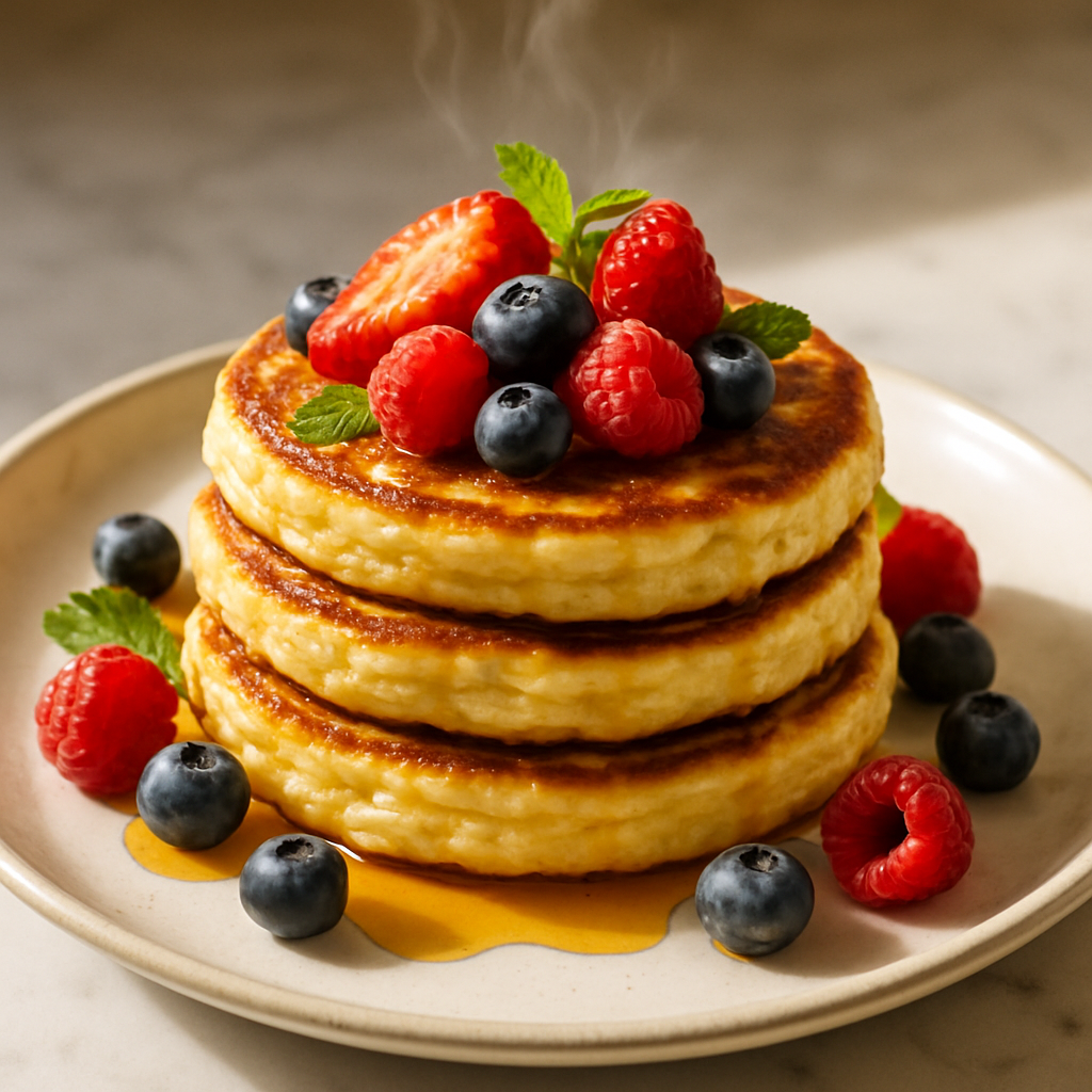 Fluffy Ricotta Pancakes