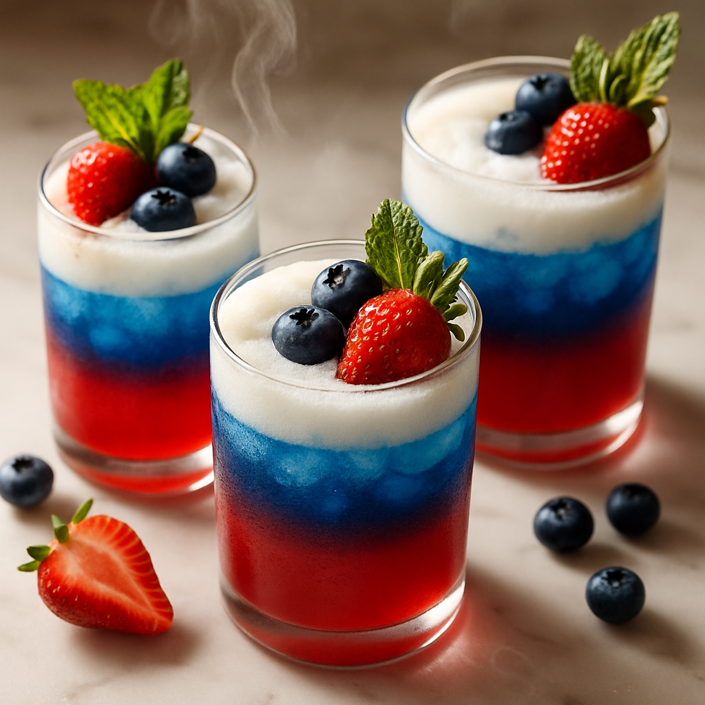 Fourth of July Layered Punch