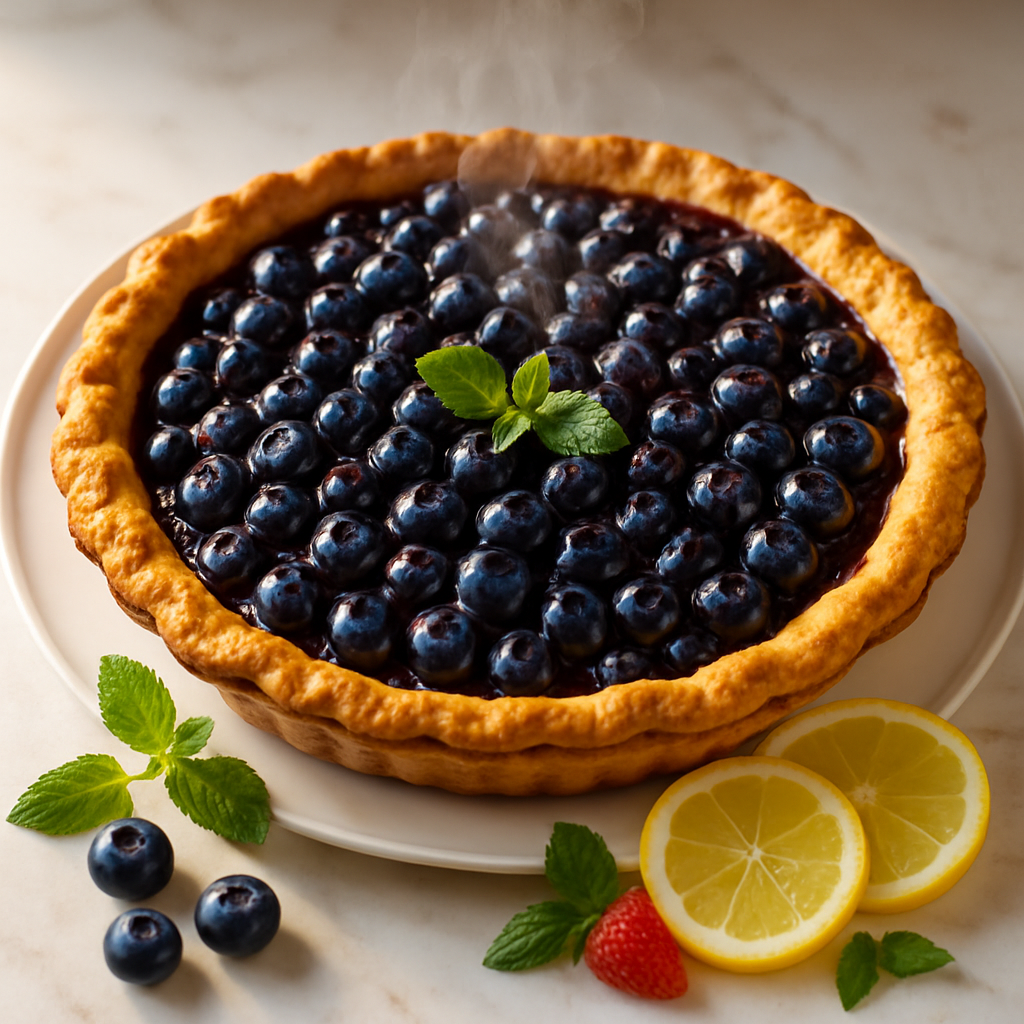 Fresh Blueberry Pie