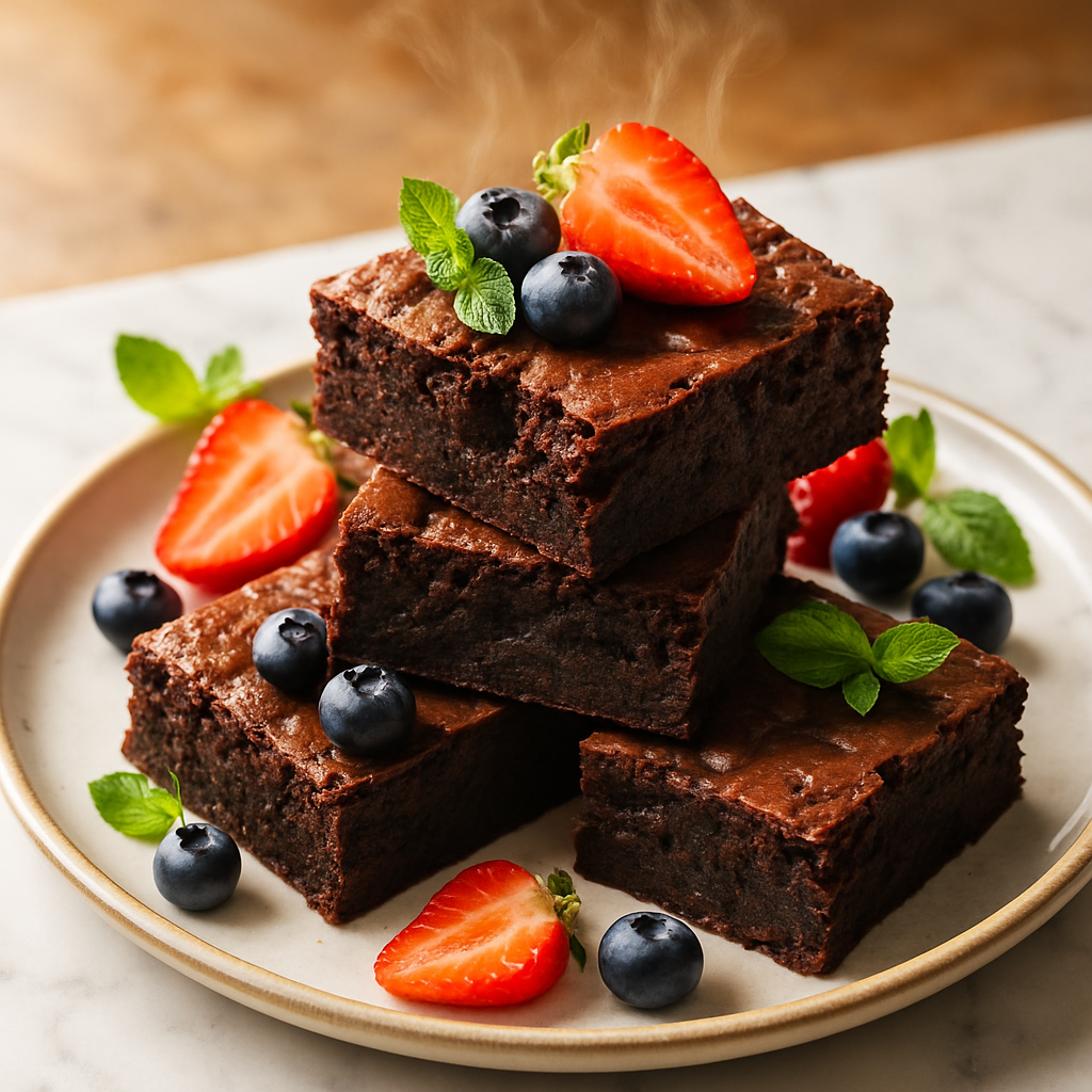 Fudgy Vegan Brownies