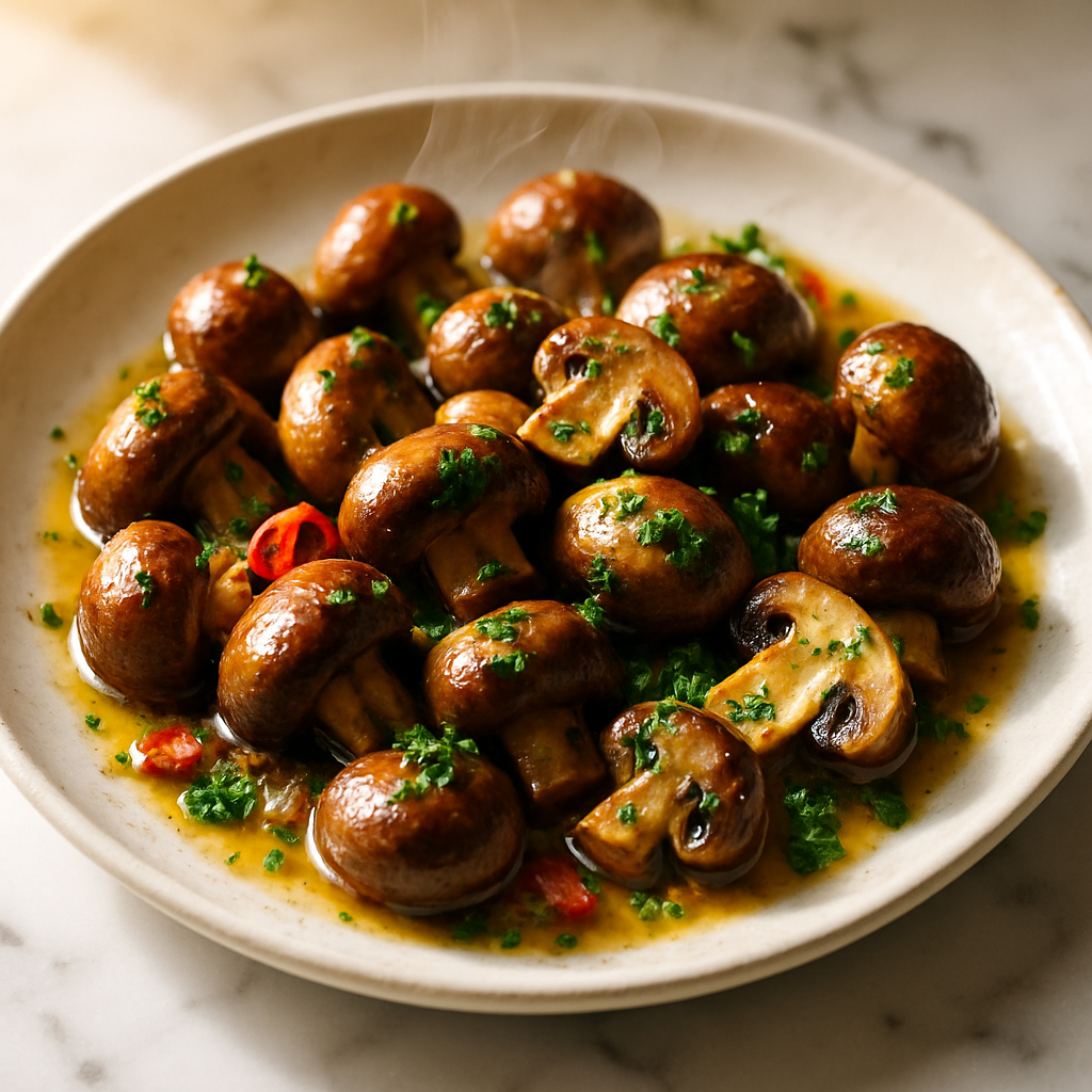 Garlic Butter Sauteed Mushrooms