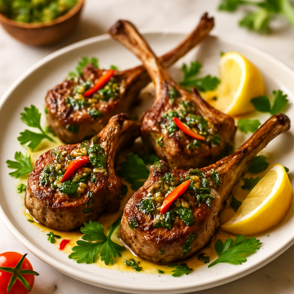 Garlic Herb Lamb Chops