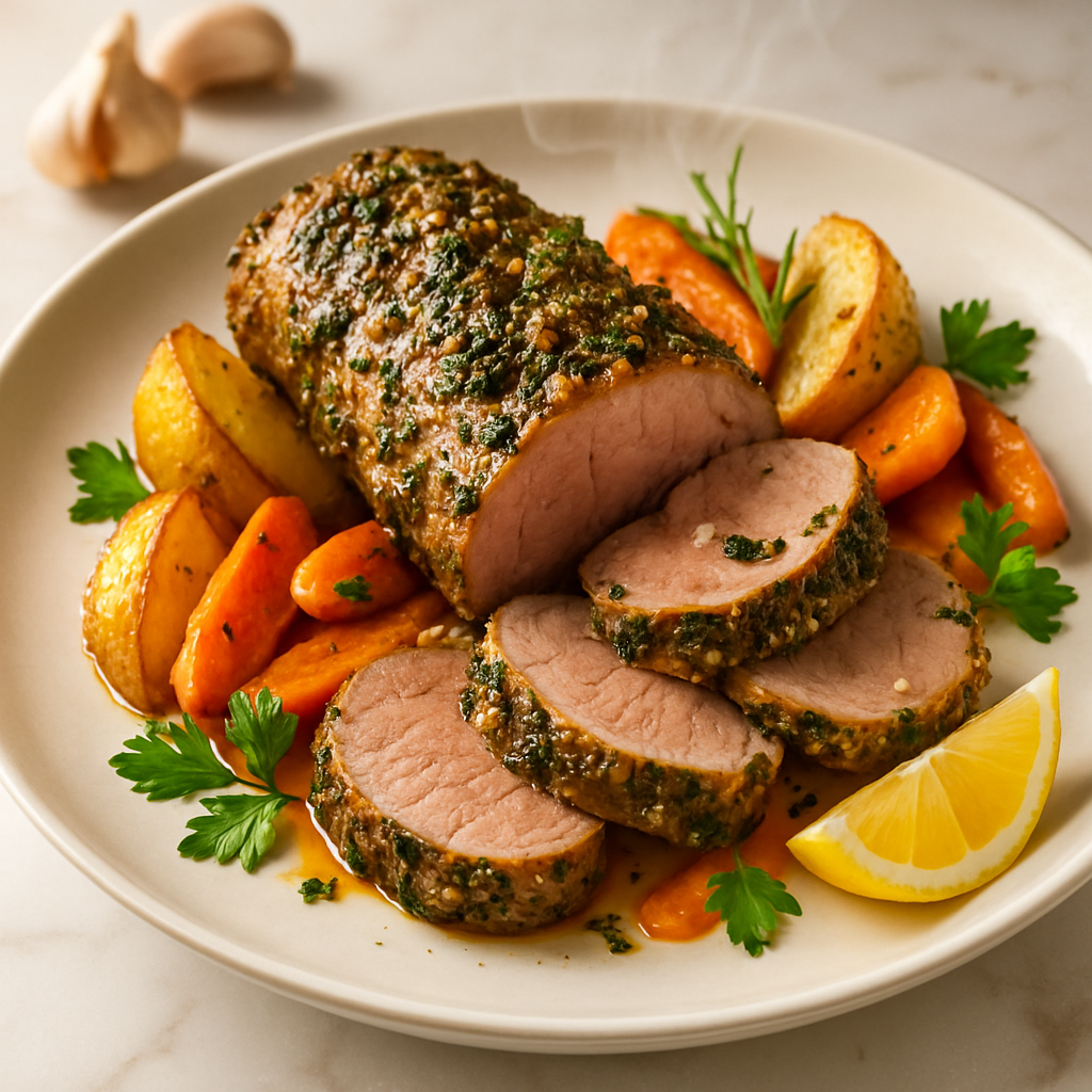 Garlic Herb Pork Tenderloin