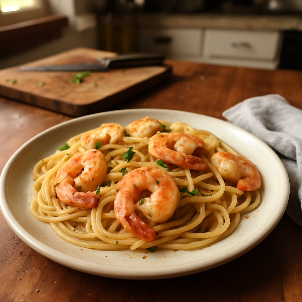 The 15-Minute Garlic Shrimp Pasta That Will Steal Your Heart