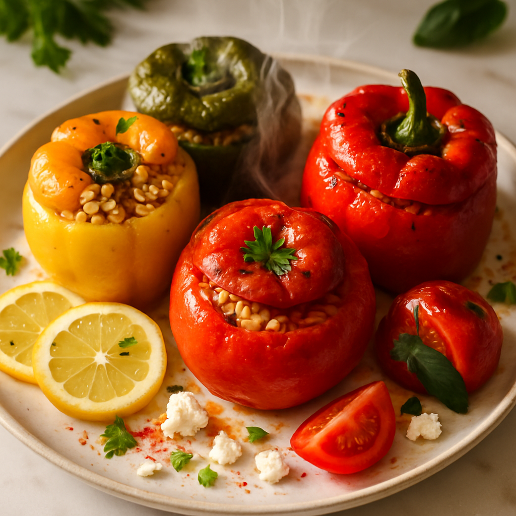 Gemista Greek Stuffed Vegetables