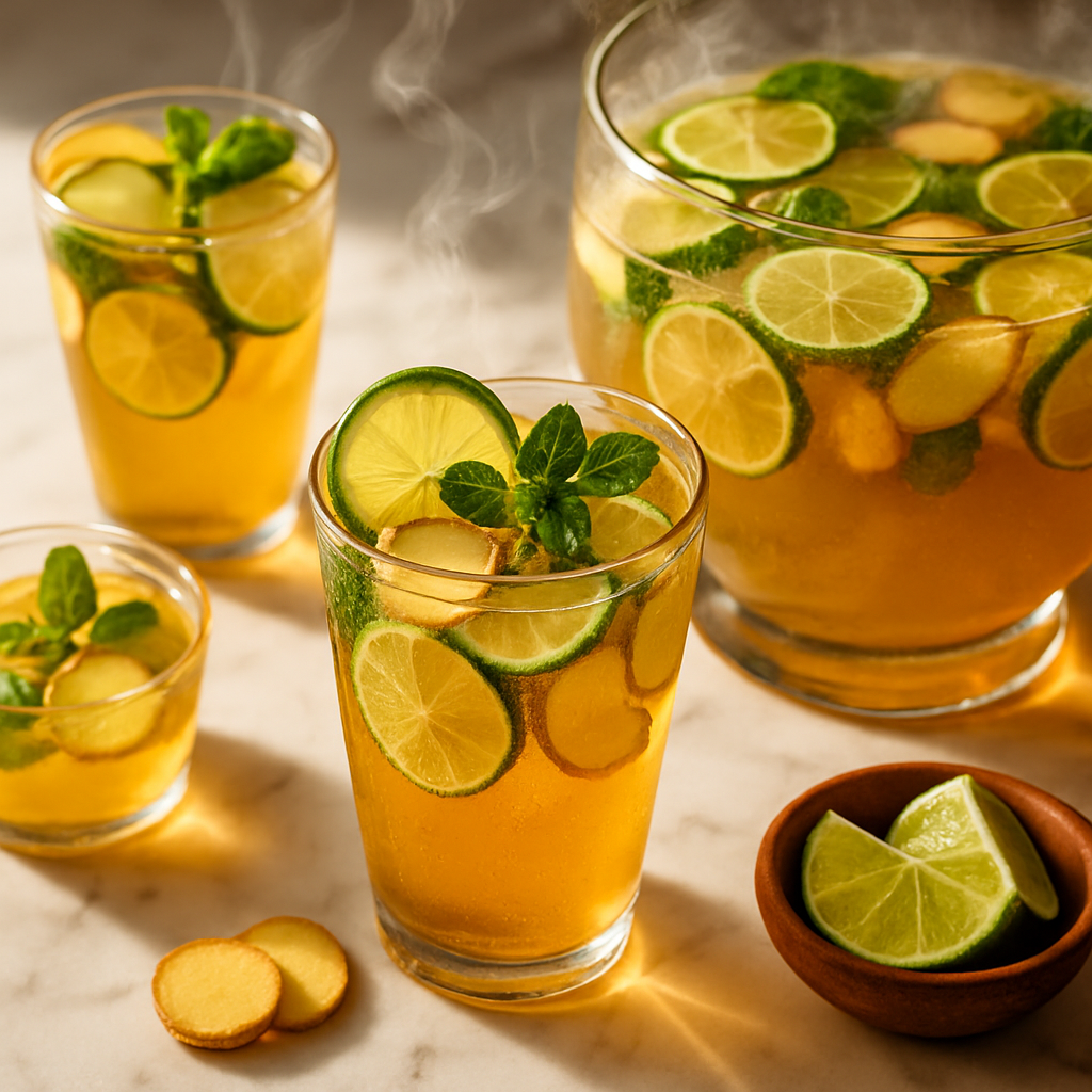 Ginger Ale Limeade Punch