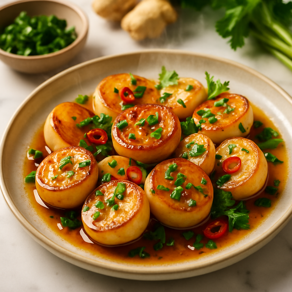 Ginger Glazed Turnips