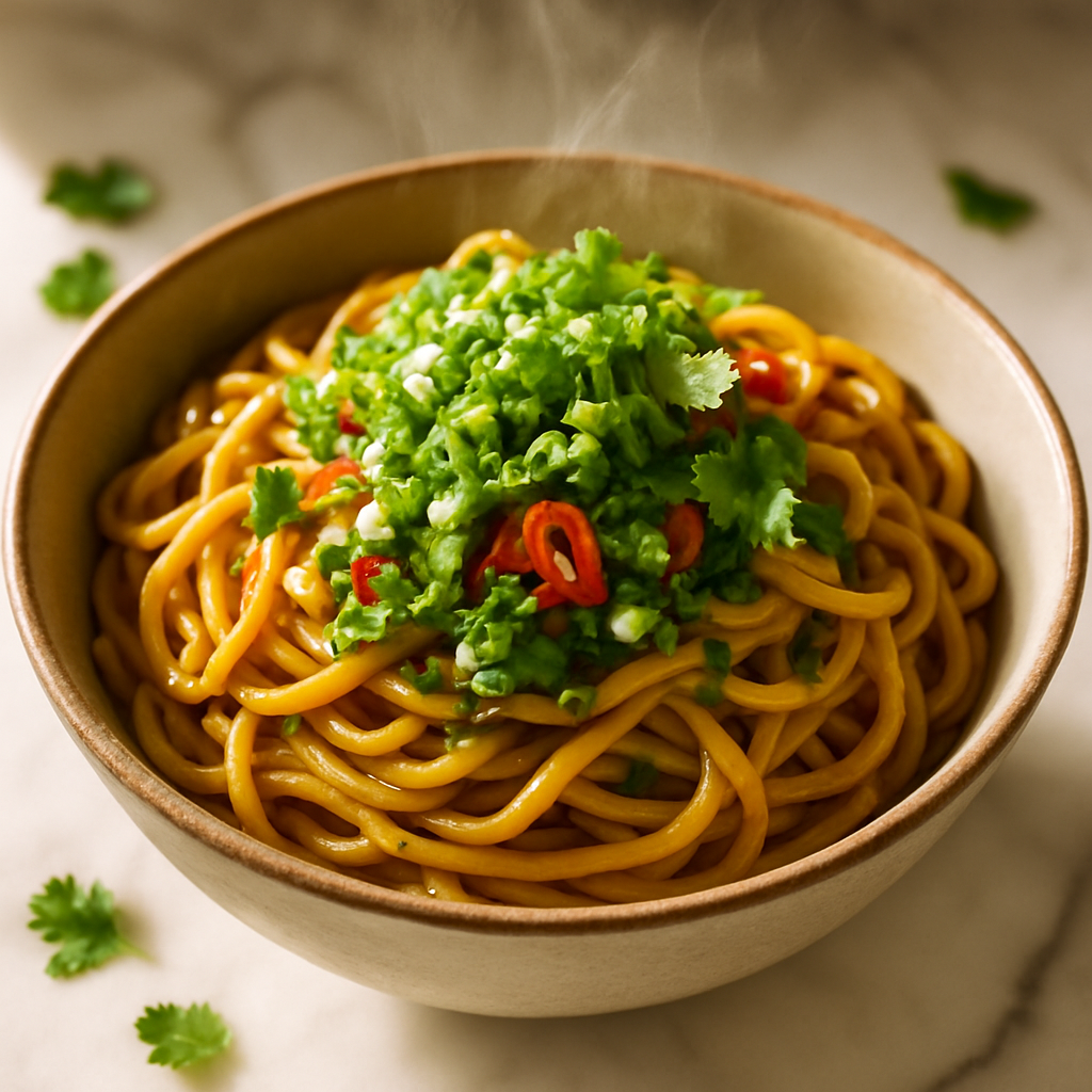 Ginger Scallion Noodles