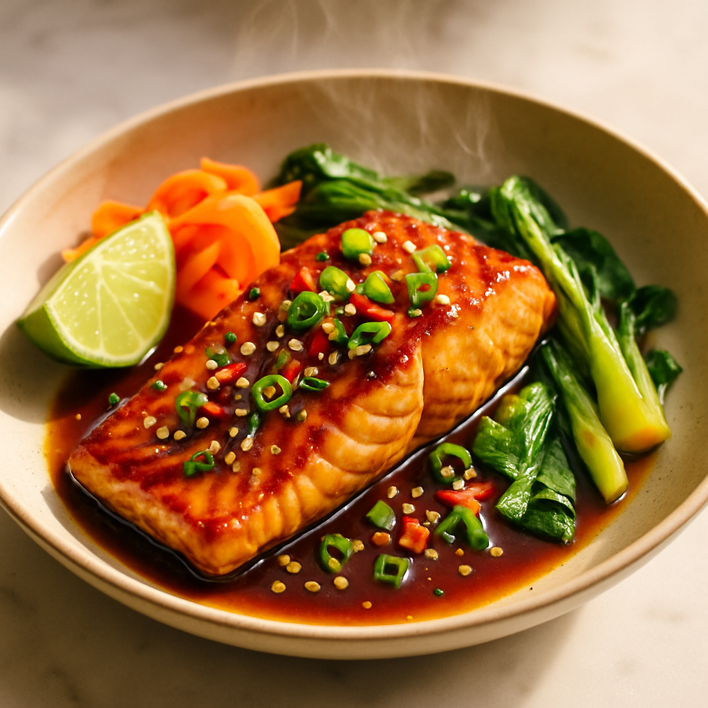 Ginger Soy Glazed Salmon