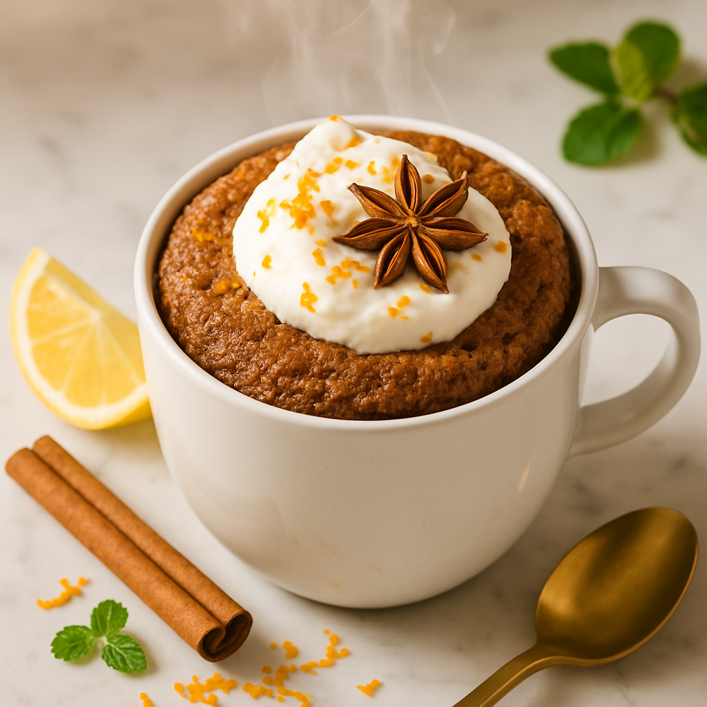 Gingerbread Mug Cake