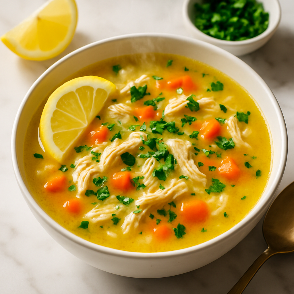 Greek Lemon Chicken Soup