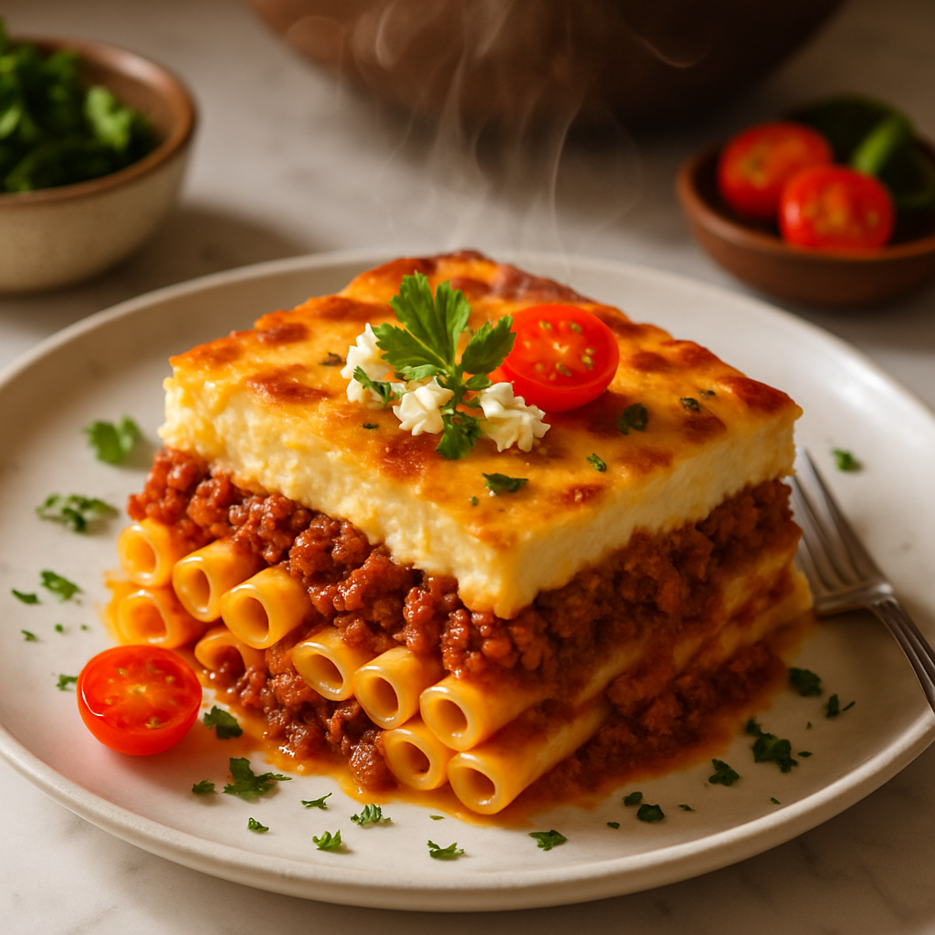 Greek Pastitsio Baked Pasta