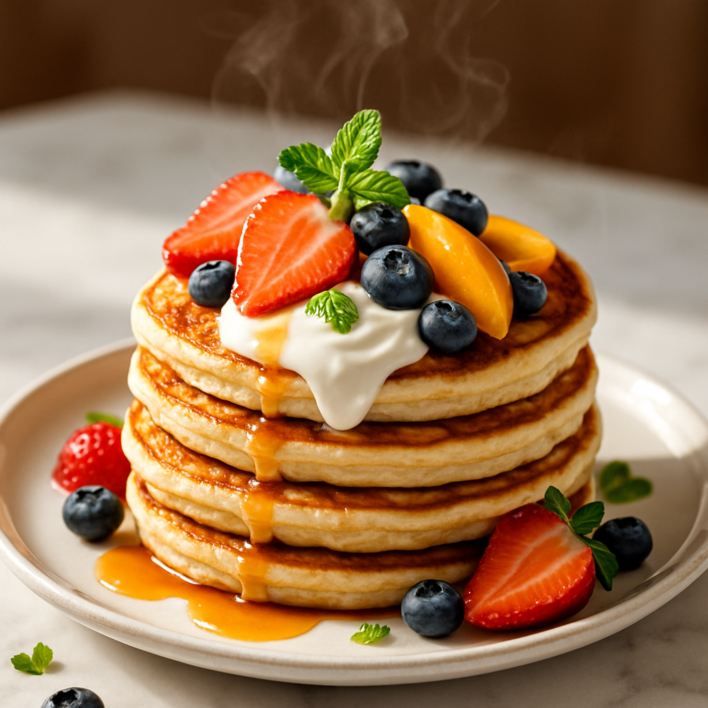 Greek Yogurt Egg White Pancakes