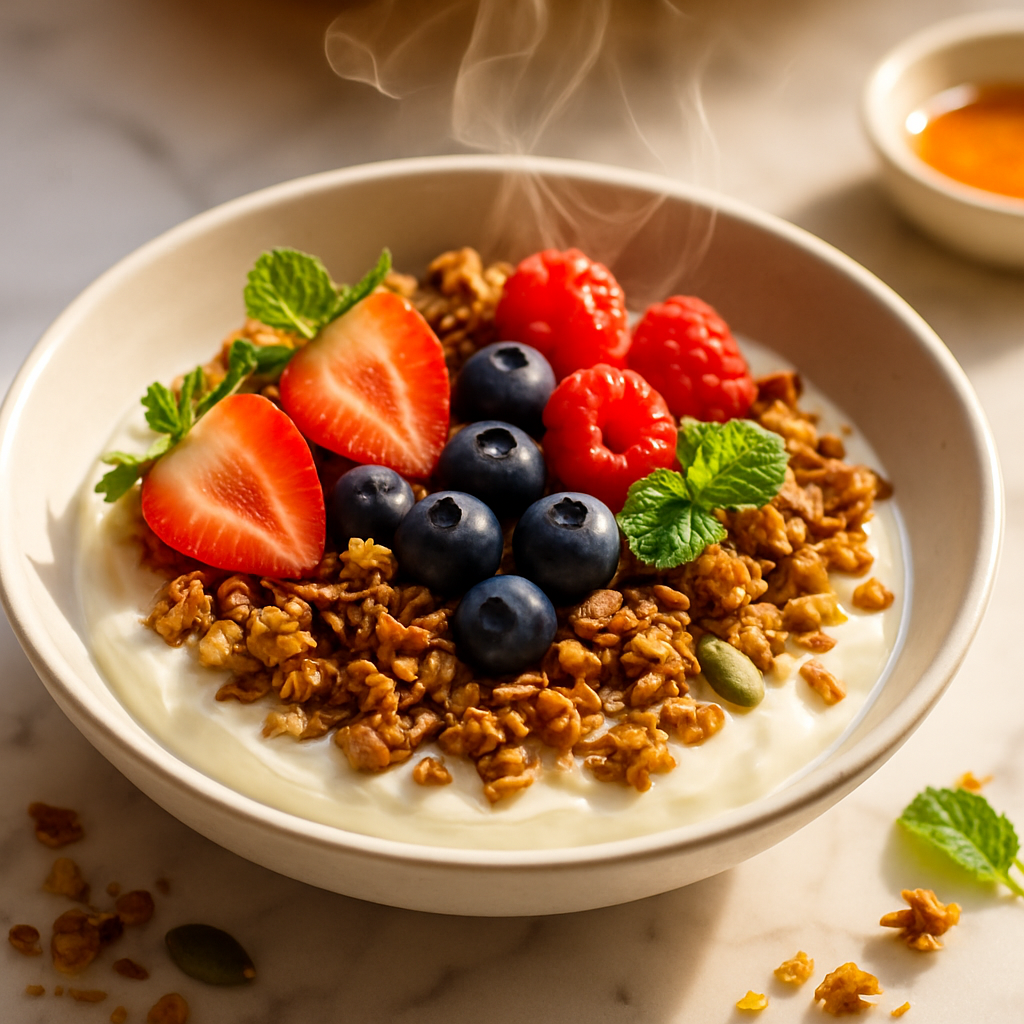 Greek Yogurt Parfait with Granola