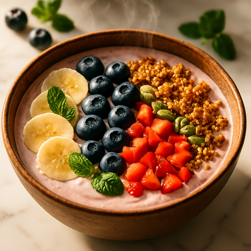 Greek Yogurt Protein Smoothie Bowl