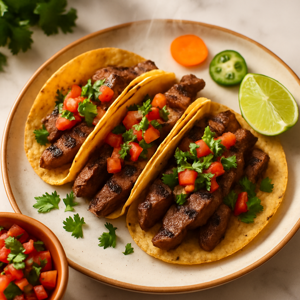 Grilled Carne Asada Tacos