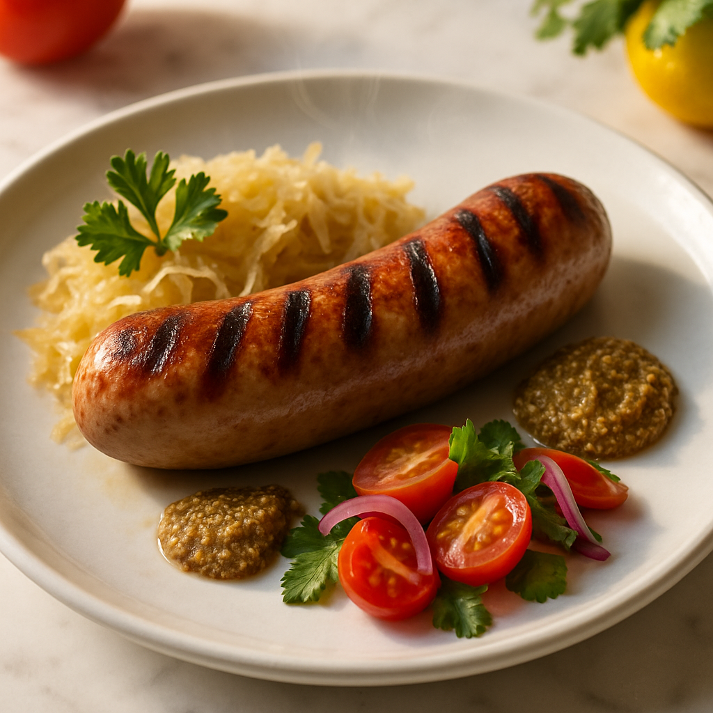 Grilled German Bratwurst