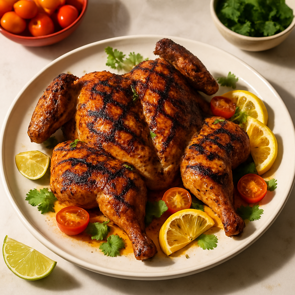Grilled Spatchcock Chicken