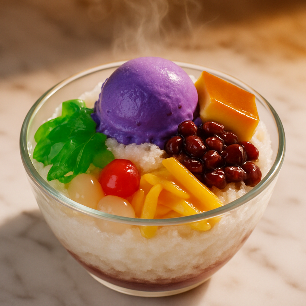 Halo Halo Filipino Shaved Ice Dessert