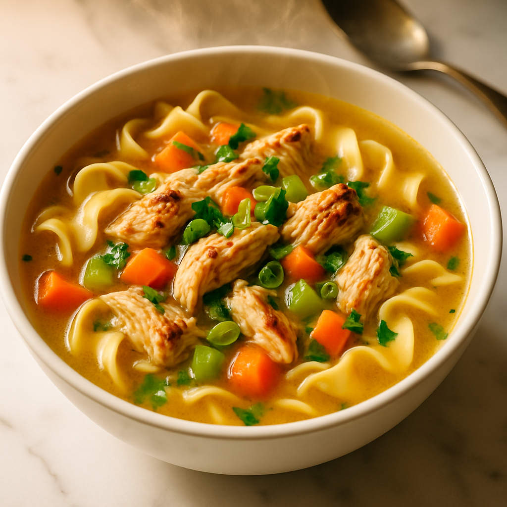 Hearty Chicken Noodle Soup