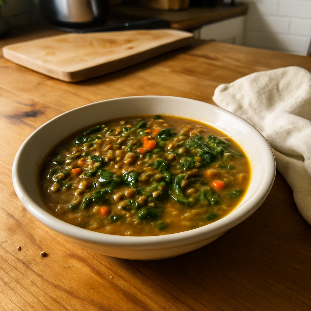 This Hearty Lentil and Spinach Soup Will Fill You Up for Days
