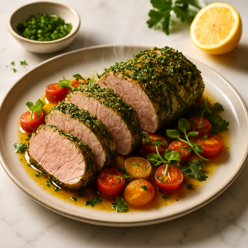 Herb Crusted Pork Tenderloin