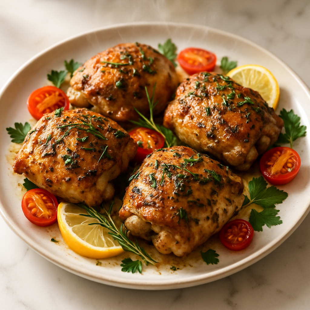 Herb Roasted Chicken Thighs