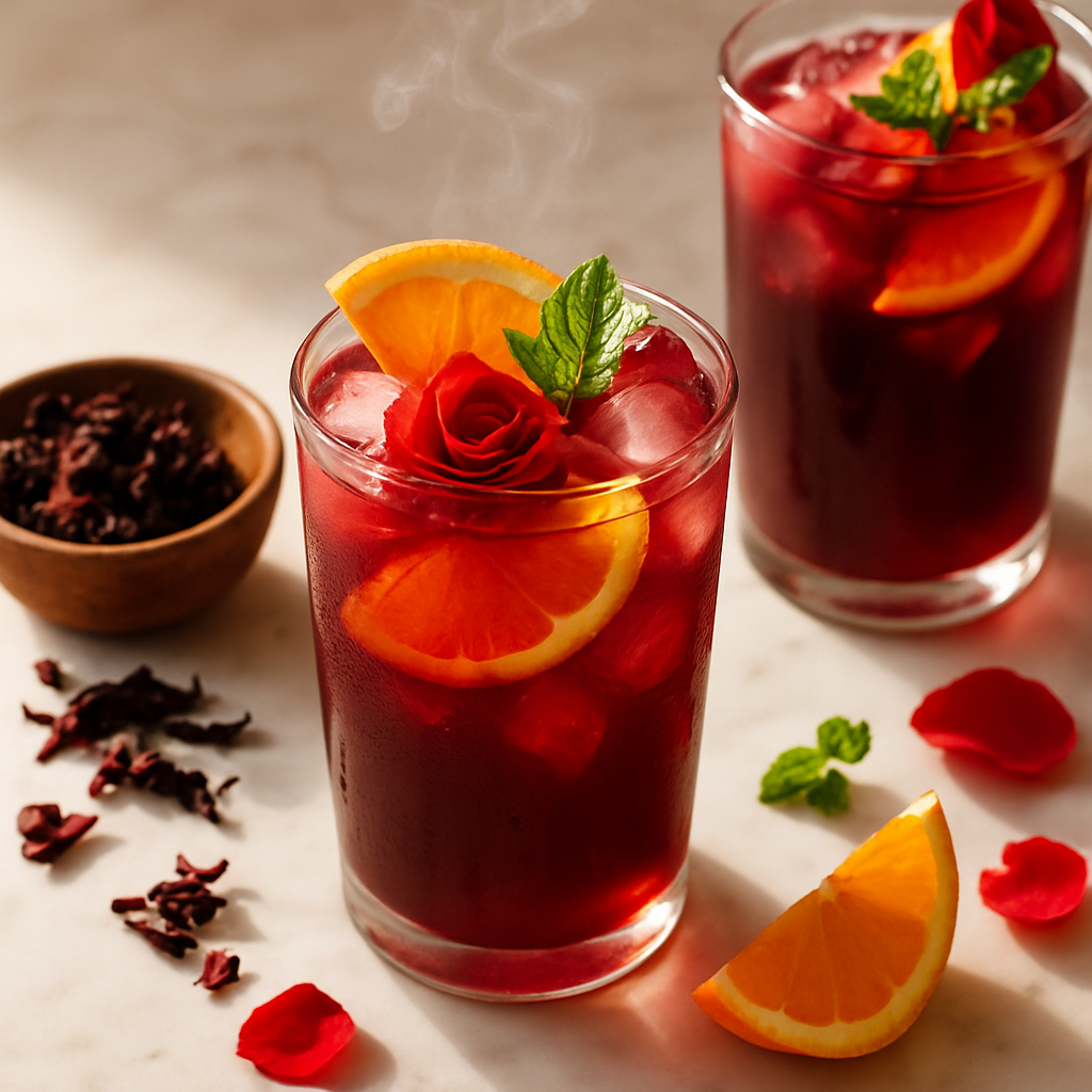 Hibiscus Rose Agua Fresca