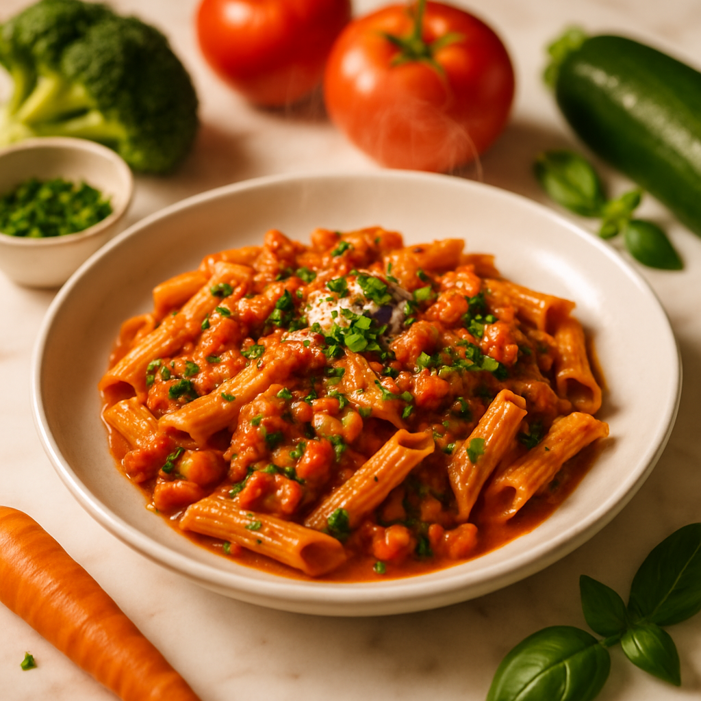 Hidden Veggie Tomato Pasta Sauce