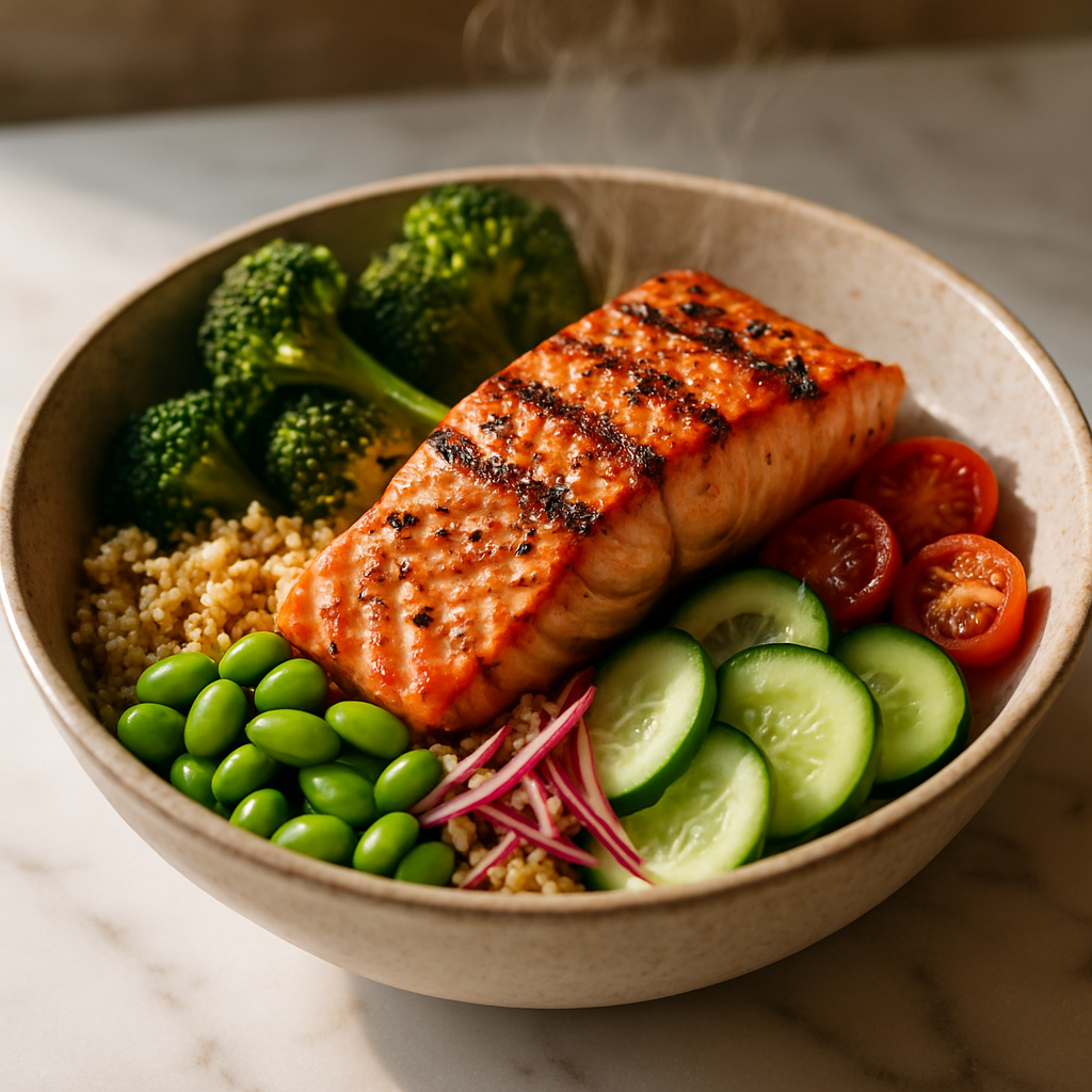 High-Protein Salmon Bowl