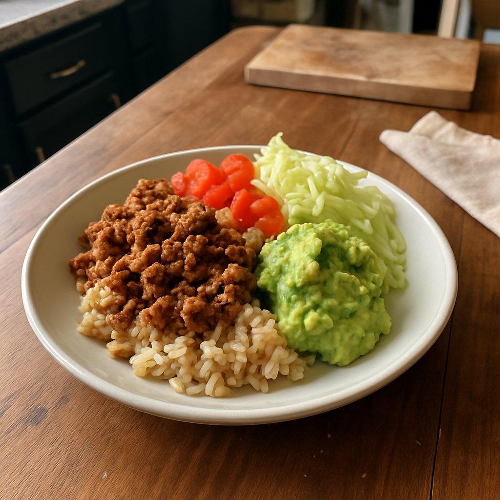 This High-Protein Taco Bowl Will Change Your Meal Prep Game Forever