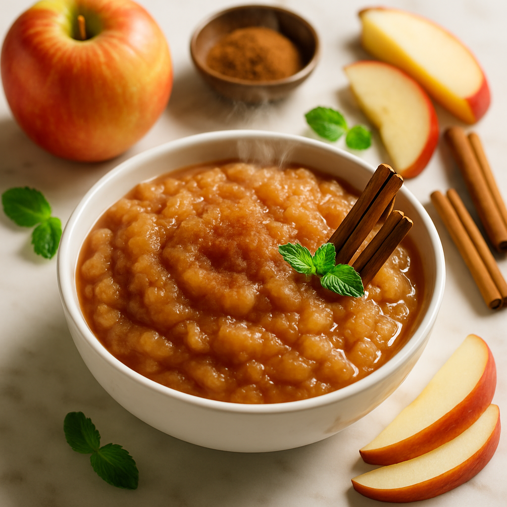 Homemade Cinnamon Applesauce