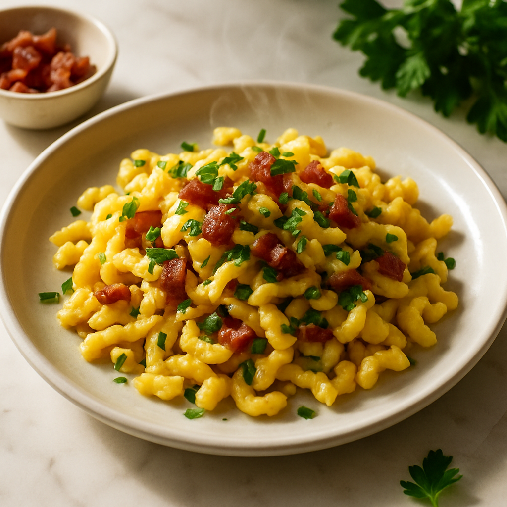 Homemade German Spaetzle