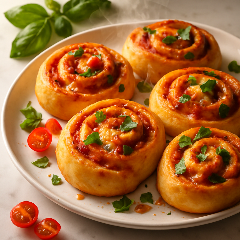 Homemade Pizza Dough Rolls
