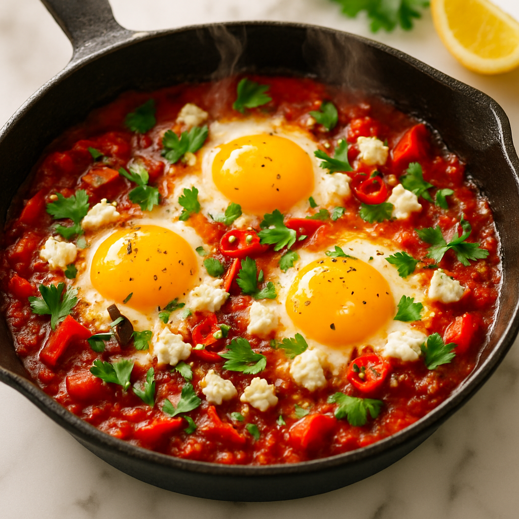 Homemade Shakshuka with Feta