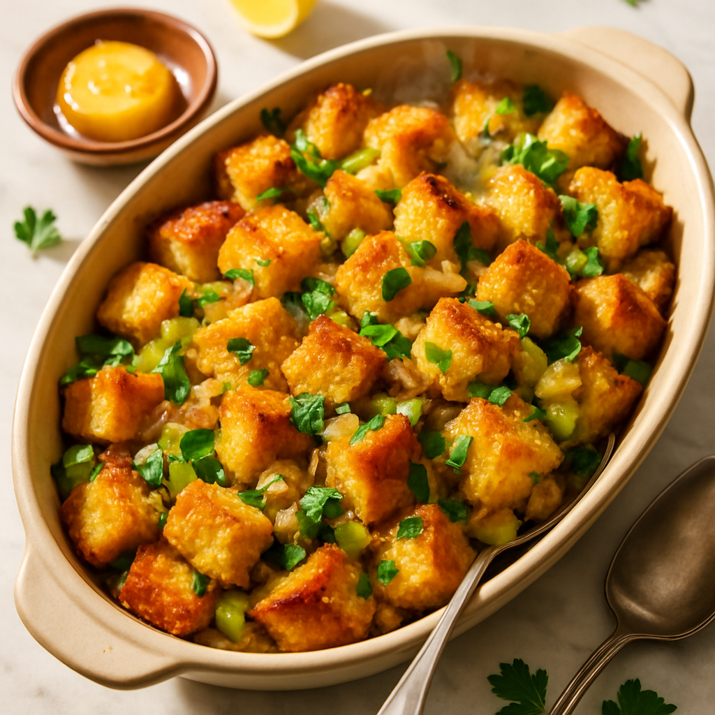 Honey Butter Cornbread Stuffing