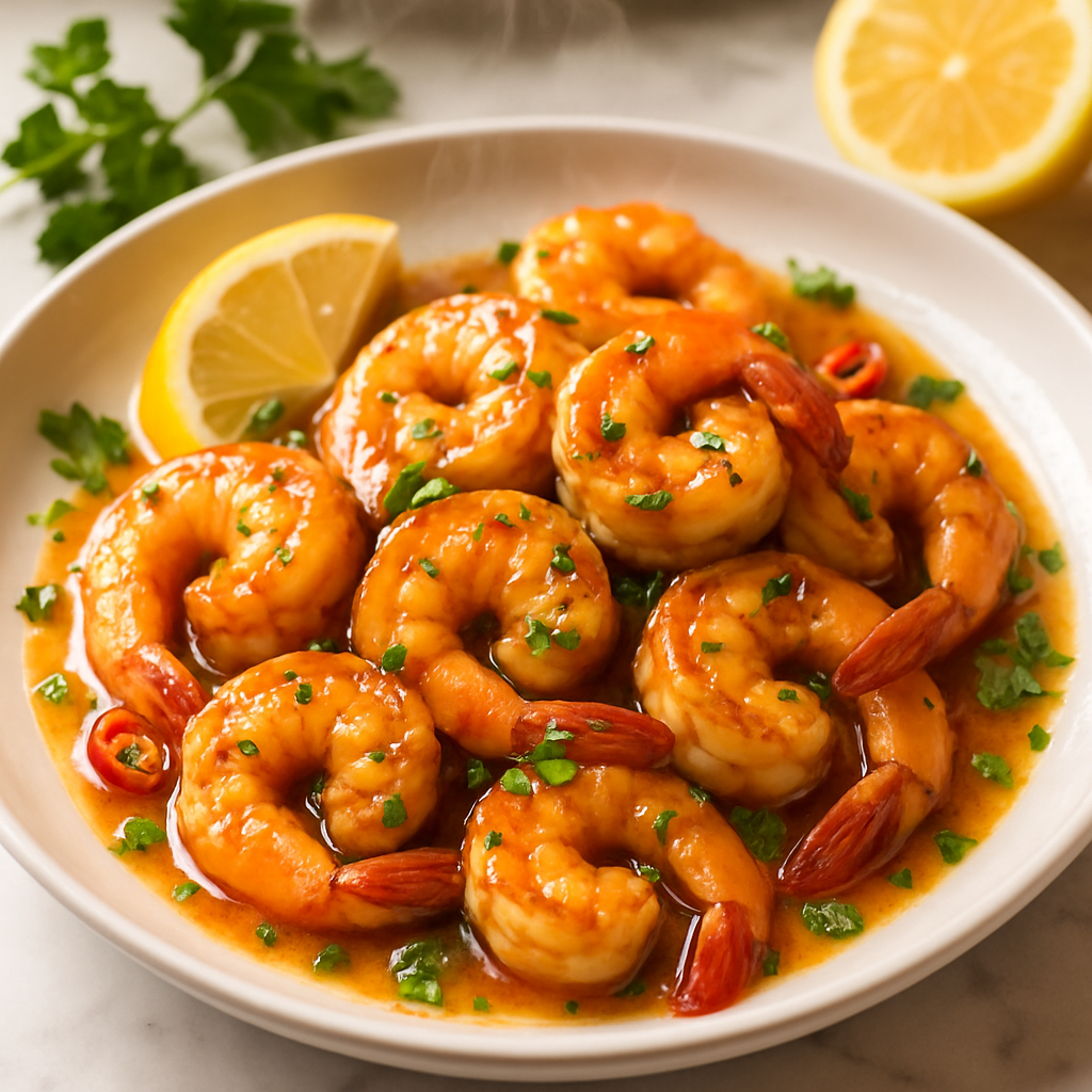 Honey Garlic Butter Shrimp