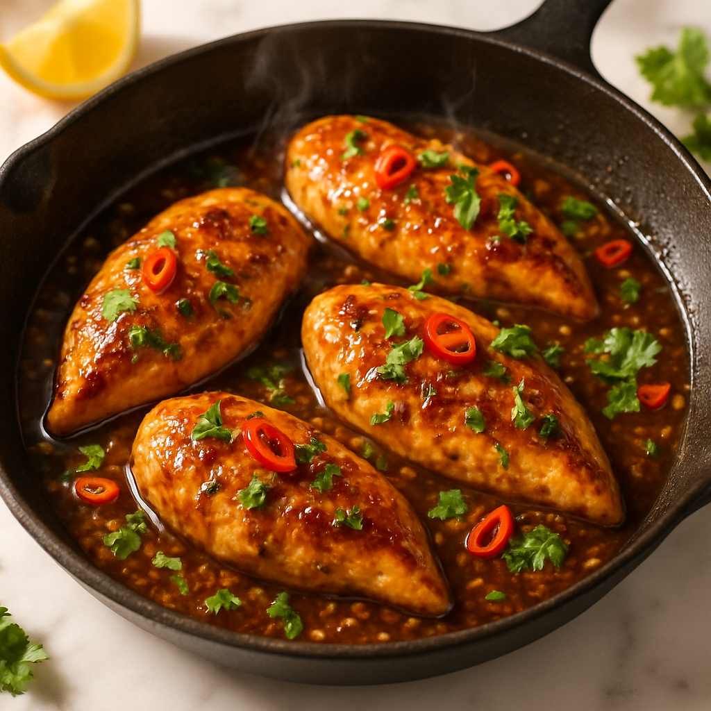 Honey Garlic Chicken Skillet