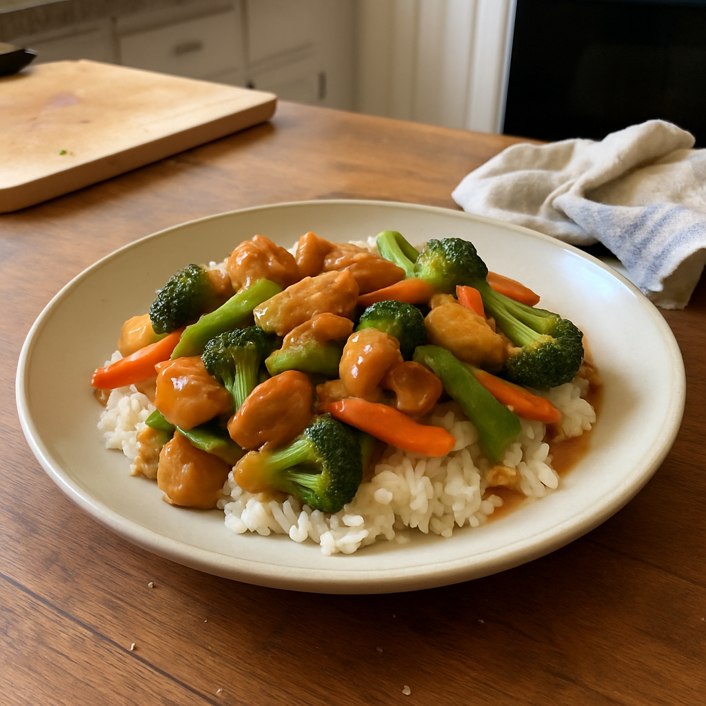 Honey Garlic Chicken Stir-Fry