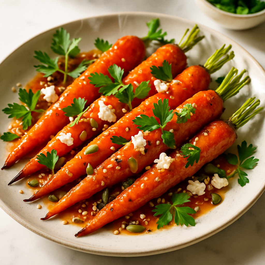 Honey Glazed Roasted Carrots